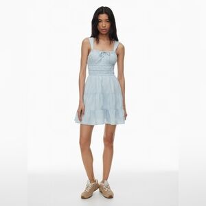 Sunday Best Martine Poplin Dress in Dew Blue